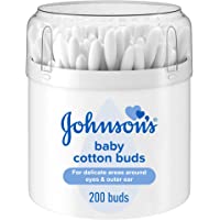 Los mejores  - Johnsons- Bolas- discos de algodón y bastoncillos - 1 unidad- 200 count